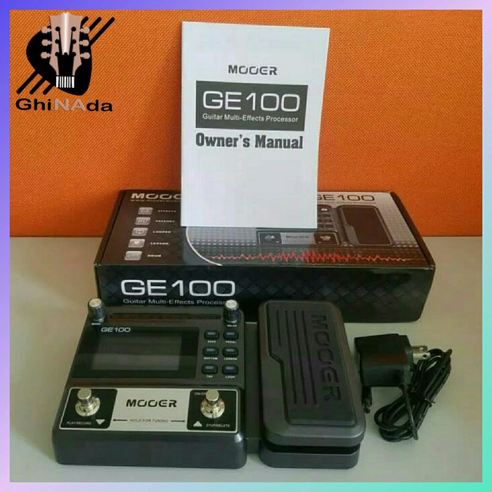 MOOER GE100 / GITAR MULTI EFEK PROSESOR EFEK PEDAL GE 100