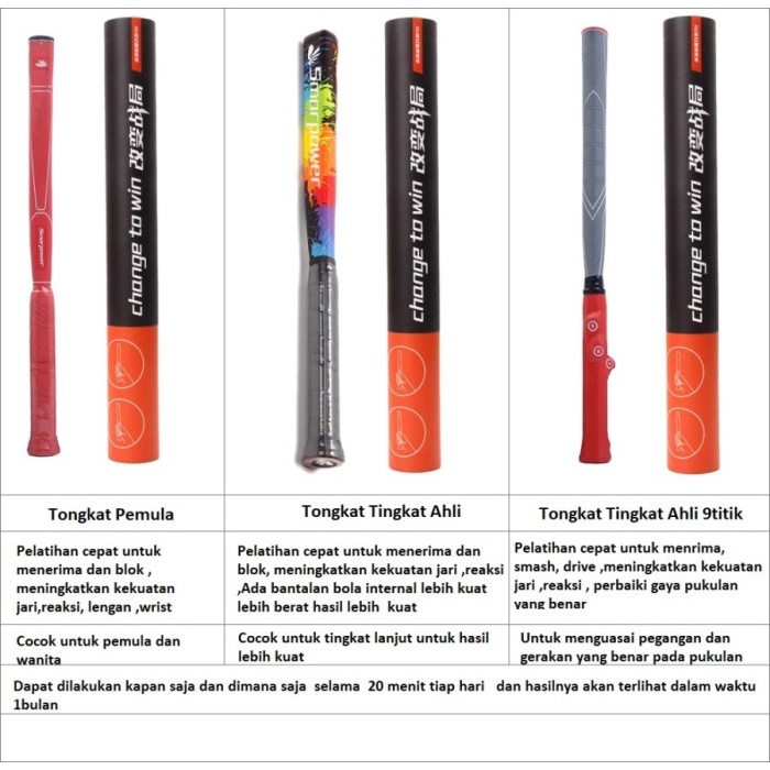 Badminton Wrist training alat latih pergelangan tangan bulu tangkis