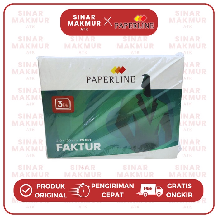 

Buku/Bon/Nota Faktur Rangkap 3/3 Ply Paperline (Pak)
