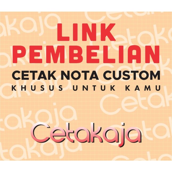 

Link Pembelian Produk (14) Custom Printing - Cetak Aja