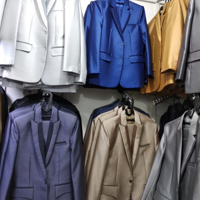 TERBARU jas formal pria stelan jas dan celana bahan wool asli bonus cover jas