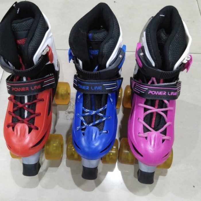 SEPATU RODA ANAK TYPE PU WHEEL RODA KARET 4 RODA