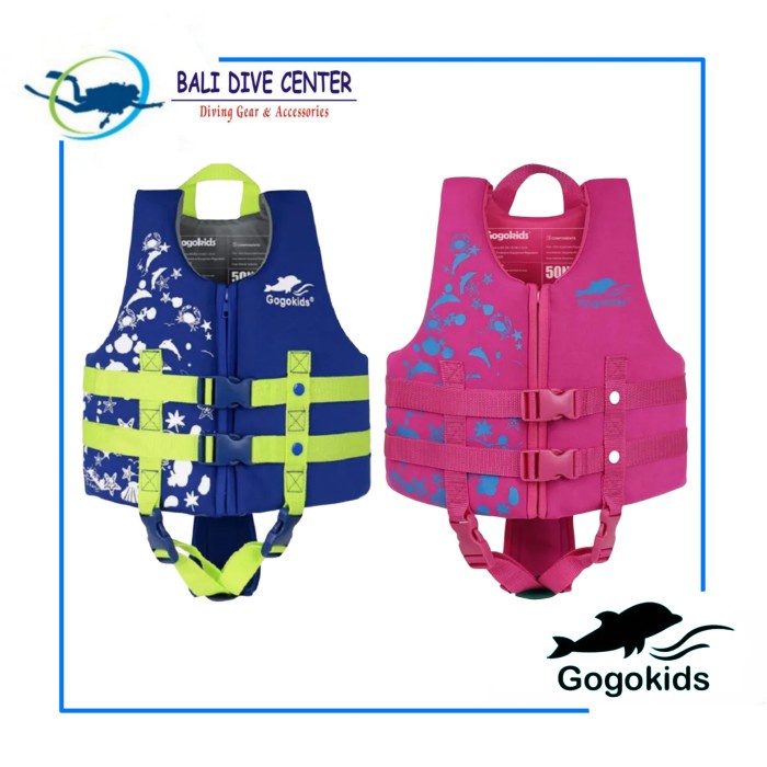 Gogokids Life Jacket Vest Kids - Pelampung Renang Snorkeling Anak