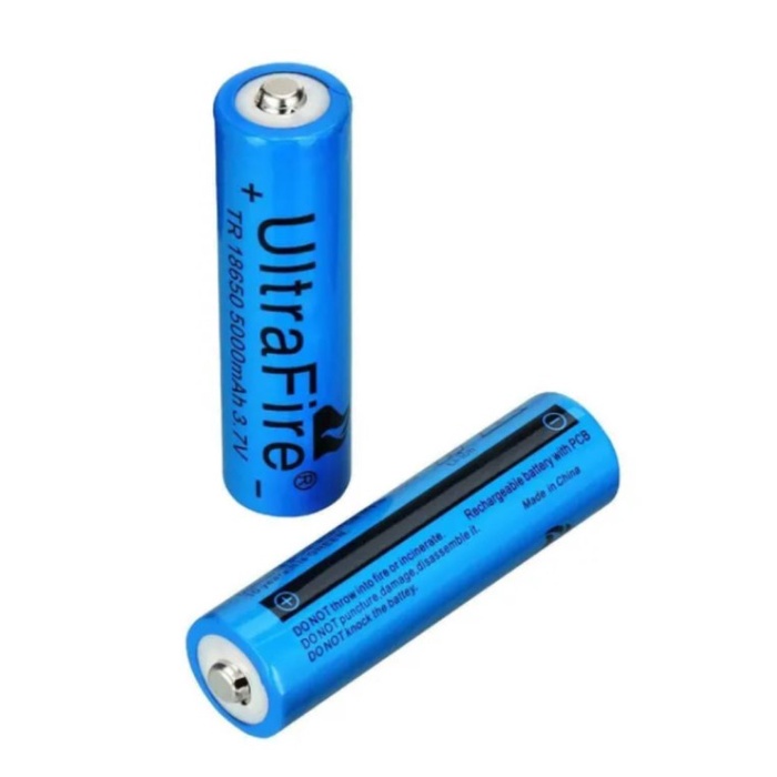 BATERAI ULTRAFIRE 18650 5000mah BATTERY RECHARGEABLE Top Button
