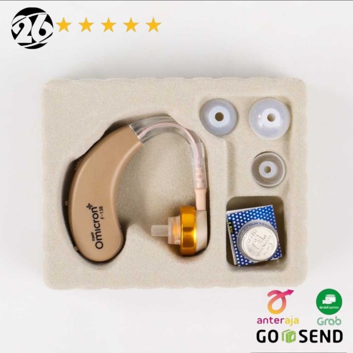 Ready Alat Bantu Dengar OMICRON Earphone Hearing Aid Alat Bantu Pendengaran