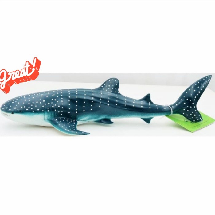 Mainan Ikan Hiu Paus Figure Ocean World Whale Shark Ikan Hiu Tutul