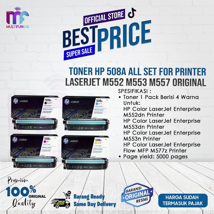 Ready Toner HP 508A For Printer Laserjet M552 M553 M557 Original