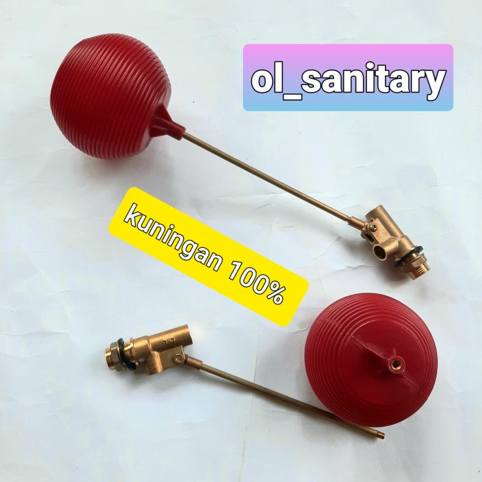 TERLARIS pelampung bola kuningan pelampung air toren otomatis pelampung toren