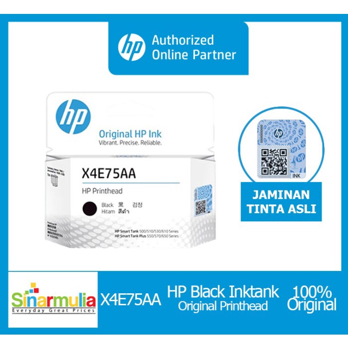 Ready HP X4E75A Black Inktank Printhead
