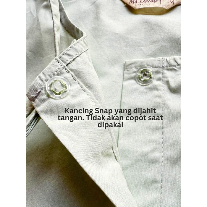 Ms Daisy Charlotte Coquette blouse Pita Tali Blouse Lengan Balon dengan Ukuran Small Medium Plus