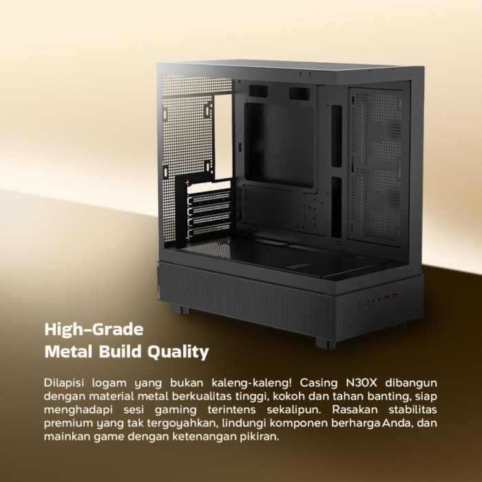 Menarik Digital Alliance N30X M-Atx Itx Middle Tower Gaming Pc Case