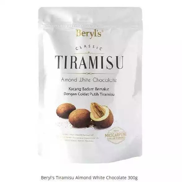 

BARANG TERLARIS Beryl's Classic Tiramisu Almond Pouch Berlys Tiramisu Chocolate 300gr