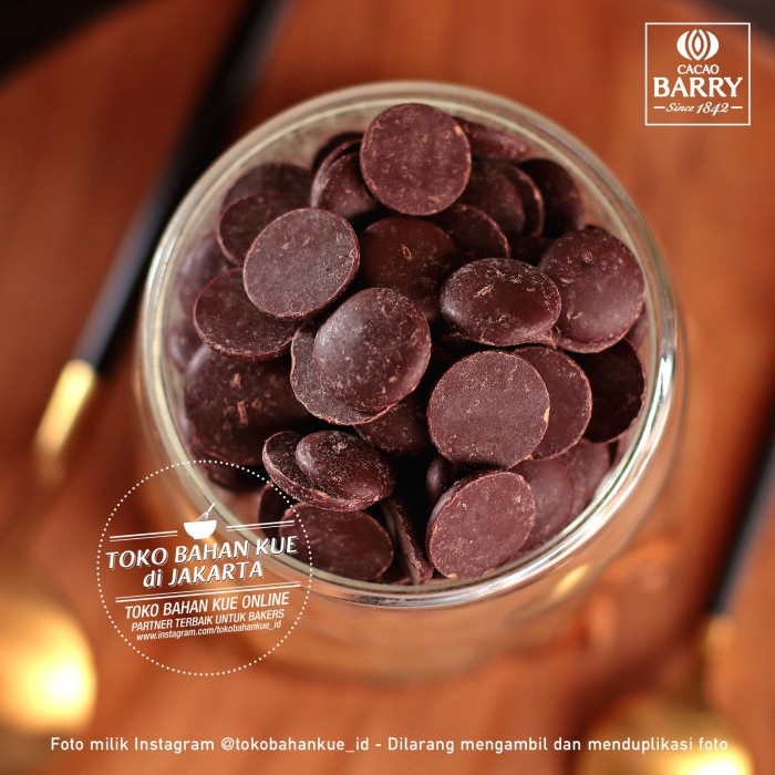 

BARANG TERLARIS Cacao Barry Callebaut Fleur De Cao 100gr 70% Dark Chocolate Couverture