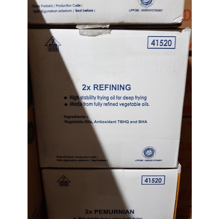 

BARANG TERLARIS Minyak padat / Beku FRYBEST 15kg GROSIR KARTONAN