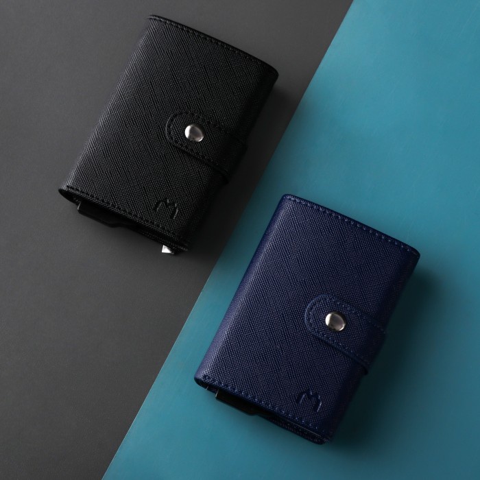 

Ready- Mediatech Saffiano RFID Pop Up Card Holder Wallet + Clip / Dompet RFID