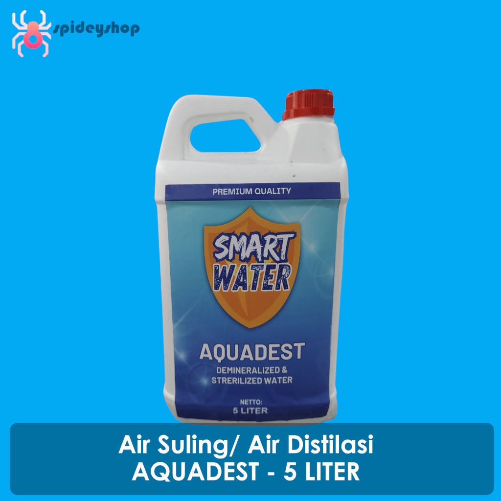 Air Aquadest Smart Water 5 Liter Aquadest Air Suling Air Distilasi