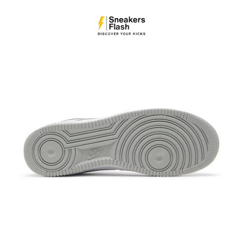 NIKE Air Force 1 07 Low Color Of The Month White Metallic Silver Sepatu Sneakers Pria - DZ6755100 - Size 44