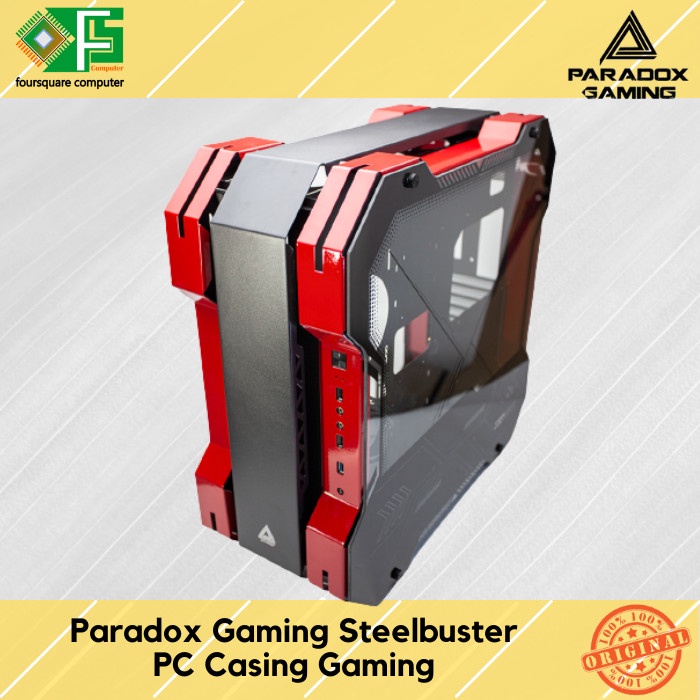 Ready Paradox Gaming Steelbuster PC Casing Gaming Case CPU Komputer