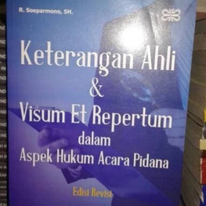 

SALE !!! KETERANGAN AHLI DAN VISUM ET REPERTUM R SOEPARMONO READYY