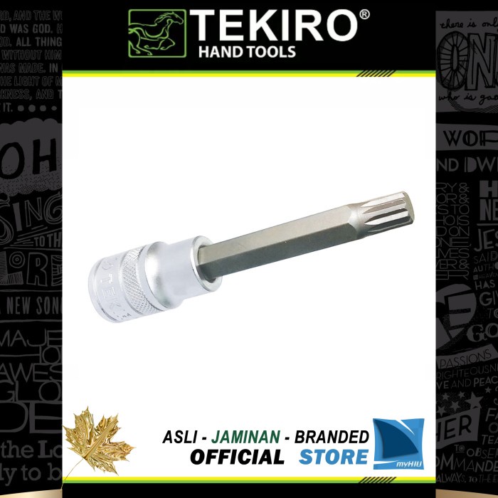 Kunci Sok Bintang 9,5x140 mm SPLINE Cylinder Head Deksel Avanza TEKIRO