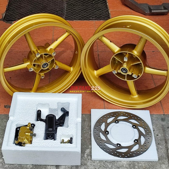 paket velg vrossi sanca R15 V3 MT15 R15 V4 XSR155 set double disk