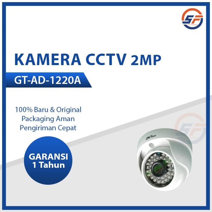 Kamera CCTV Zkteco GT-AD-1220A 2MP Termurah 1 Tahun Garansi