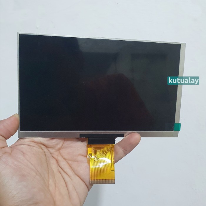 LCD 7 INCH TTL 50 PIN RESOLUSI 1024X600 FLEKSIBEL PENDEK LAYAR TAB TABLET 7" ORIGINAL QUALITY