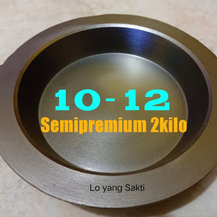 PREMIUM Loyang Martabak Mini ukuran 10-12+tutup bobot 2kg