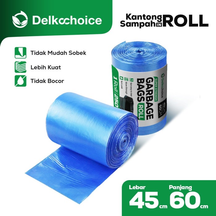 PREMIUM KANTONG PLASTIK SAMPAH IN ROLL PREMIUM DELKOCHOICE