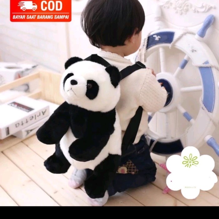 PREMIUM Tas ransel boneka panda tas ransel boneka kucing tas ransel anak bulu