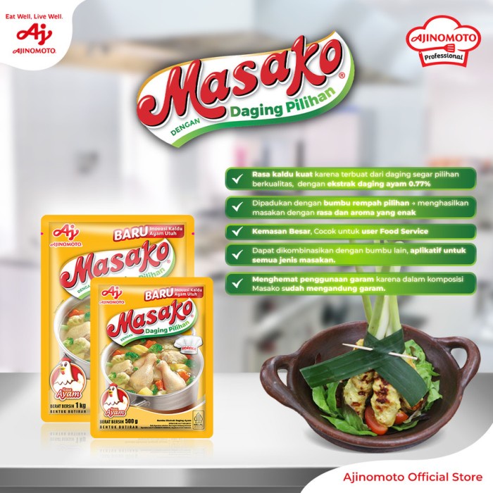 

Sale Terbatas Masako Bumbu Kaldu Ayam 1 Kg Aman