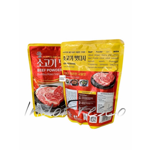 Promo Terbatas Miga Sogogi Dashida Beef Soup Stock- Beef Powder- Bumbu Kaldu Rasa Sapi 500 G Aman