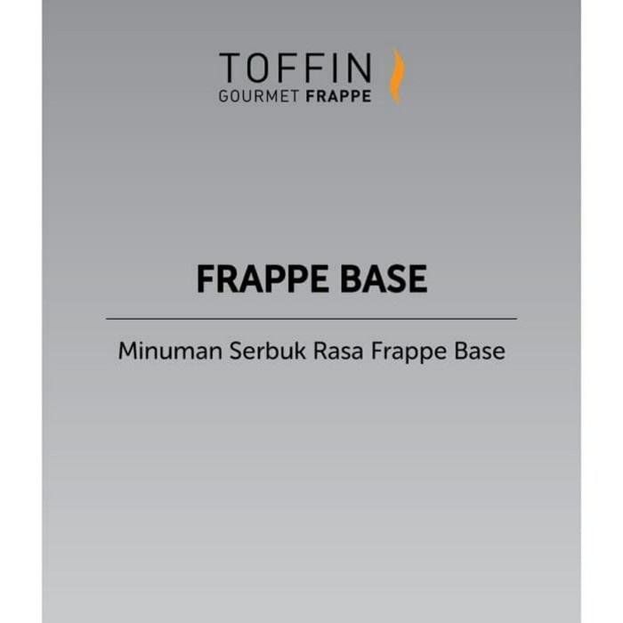 

BUBUK MINUMAN FRAPPE BASE TOFFIN PREMIUM 1KG