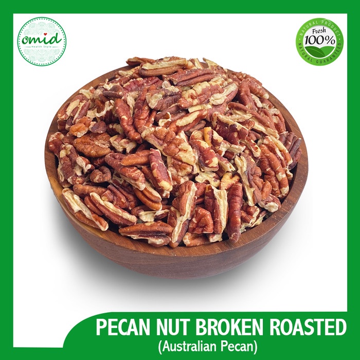 

500g - Roasted Broken Pecan Nut Kacang Pecan Pecah Panggang