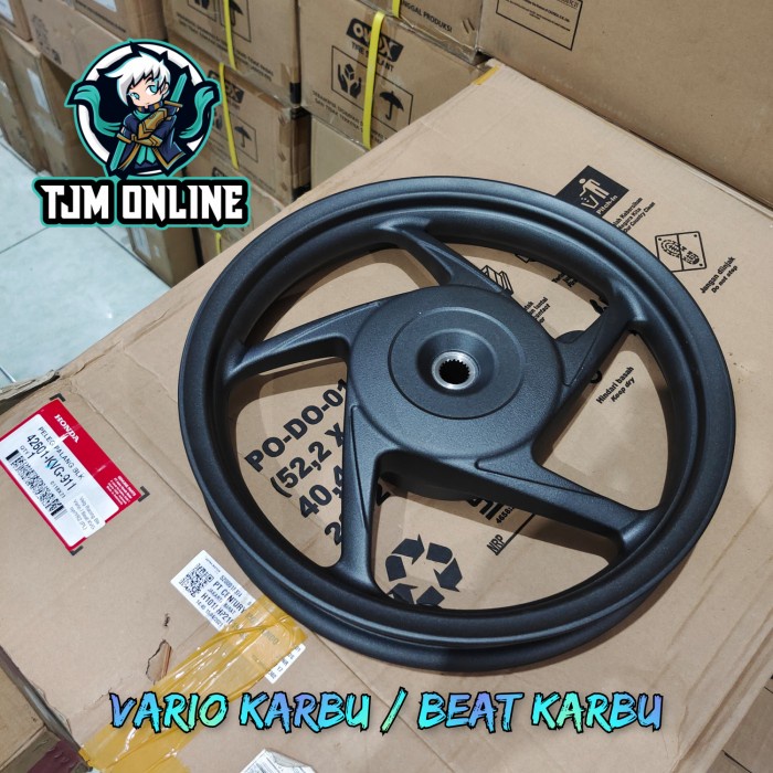 VELG BELAKANG VARIO KARBU / BEAT KVG ORIGINAL AHM 100%