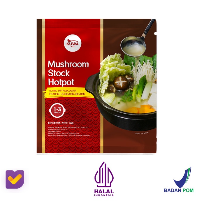 

Sale Terbatas Kuwa Mushroom Stock Hotpot - Kaldu Sup Jamur - 100G Aman
