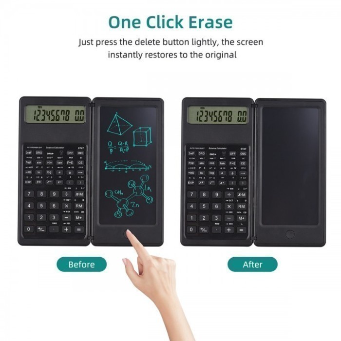 

S19 SCIENTIFIC CALCULATOR DRAWING PAD WITH PEN - KALKULATOR PAD