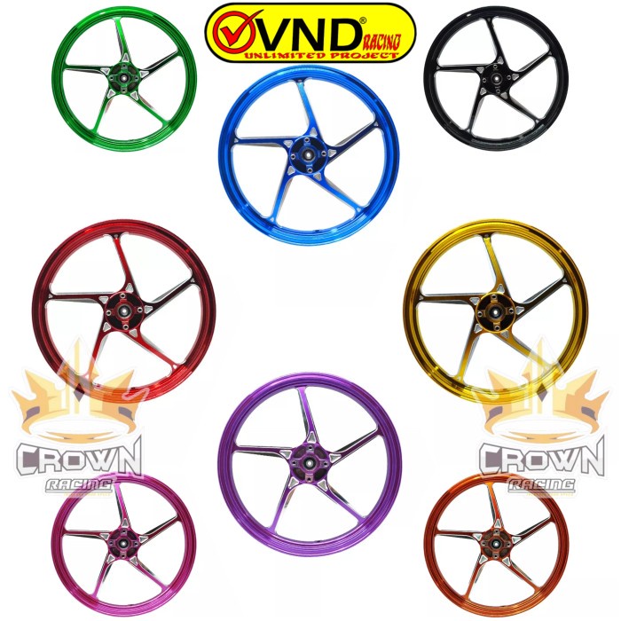 Velg VND AK 55 Ring 17 Yamaha Jupiter MX King / Ninja 150 / Satria 2T