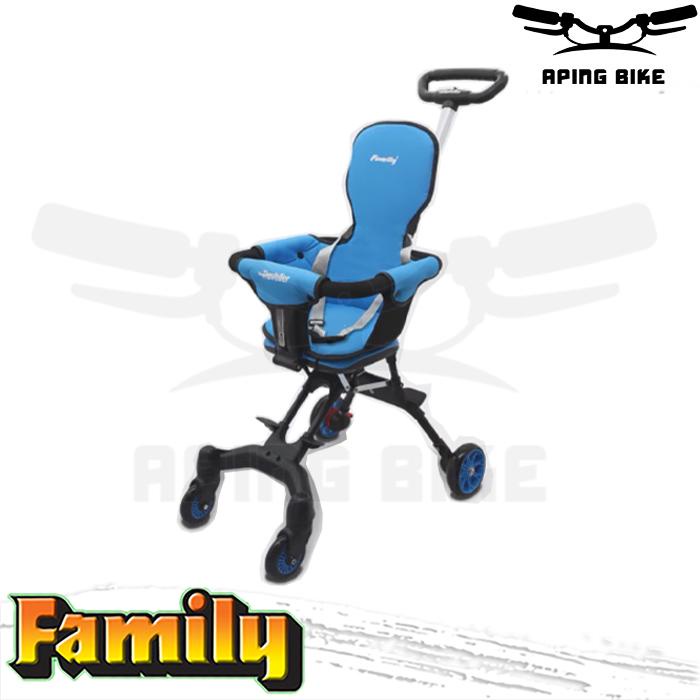 JTTOP" STROLLER FAMILY FS-TRV DORONGAN BAYI LIPAT RODA 4 ALAT BANTU ANAK