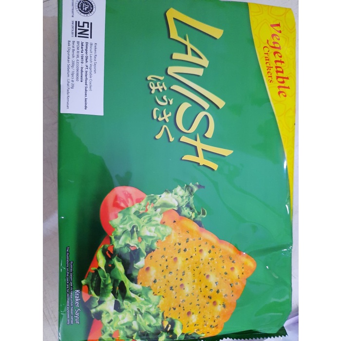 

Shoon Fatt LAVISH Vegetable Crackers 200gr Crackers Rasa Sayuran Vege