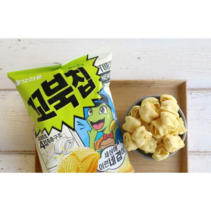 

Snack Turtle Chips Korea 80gr Makanan Ringan Kobuk Kura Kura Korean