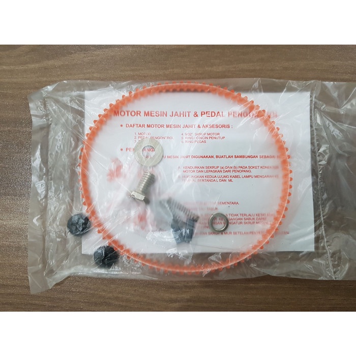 MNTB" DINAMO + PEDAL MESIN JAHIT MERK YKK - ARJ