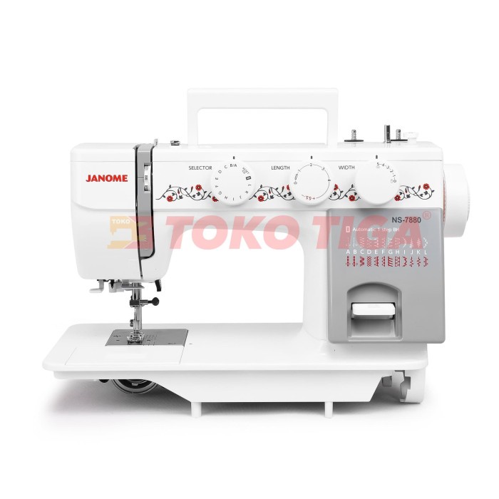MNTB" MESIN JAHIT JANOME NS-7880 / NS7880 SEMI PORTABLE - BODY FULL BESI