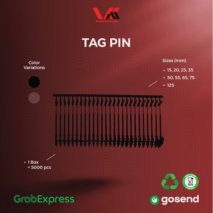 MNTB" TAG IT - TAG PIN LIGHT REFIIL TAG GUN 15MM, 20MM, 25MM