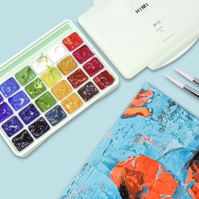 

TERLARIS Miya Himi Gouache Paint Set 18/24 Warna 30ml Cat Untuk Cat Cat Air Perlengkapan Seni Murid