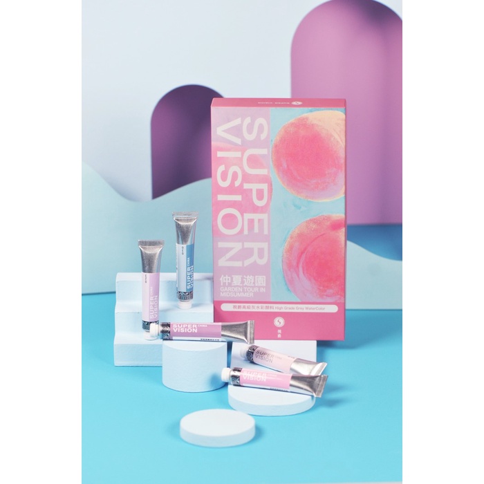 

TERLARIS supervision high grade watercolor garden tour in midsummer set10clr x