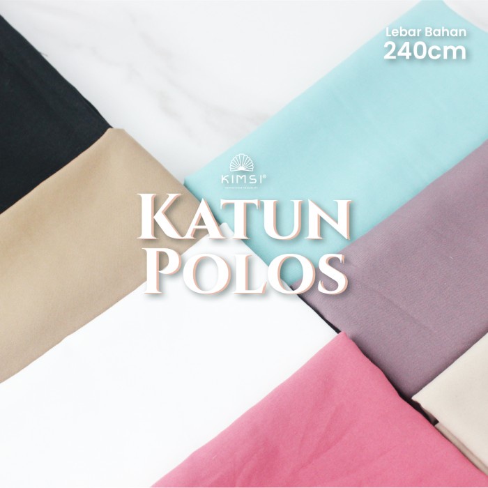 MNTB" GROSIR KAIN ECER METERAN KATUN DISPERSE POLOS