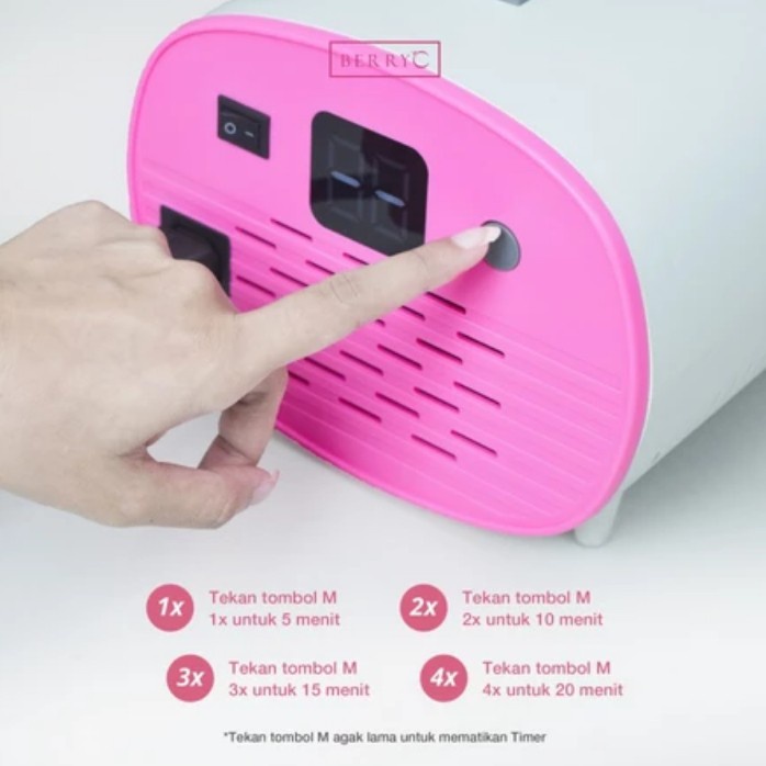 BERRYC COMPACT FOGGING MACHINE MINI FOGGER 900W DISINFEKTAN & NYAMUK