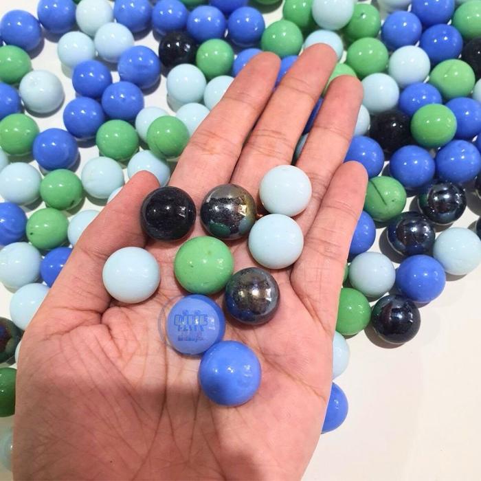 100pcs GUNDU / KELERENG MATAKUCING,METALIK,BLIMBING,KERAMIK,SUSU