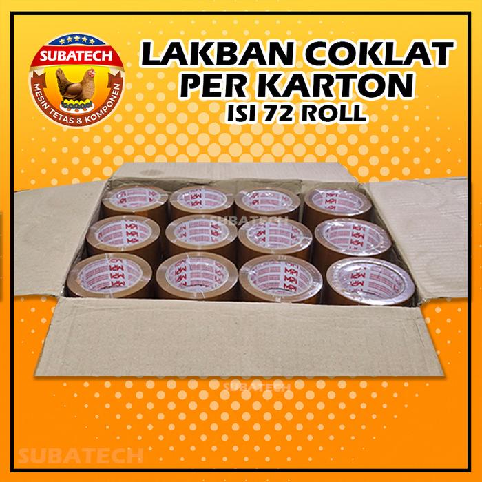 

Produk Terbaru Lakban Bening Coklat Per Karton 100 Yard X 45 Mm Mpi Packing Aman